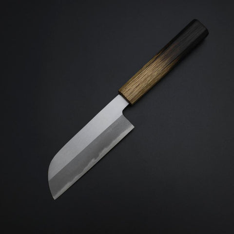 Kawamuki White Steel #1 Polished Yaki Urushi Handle 110mm (4.3”)-[Musashi]-[Japanese-Kitchen-Knives]