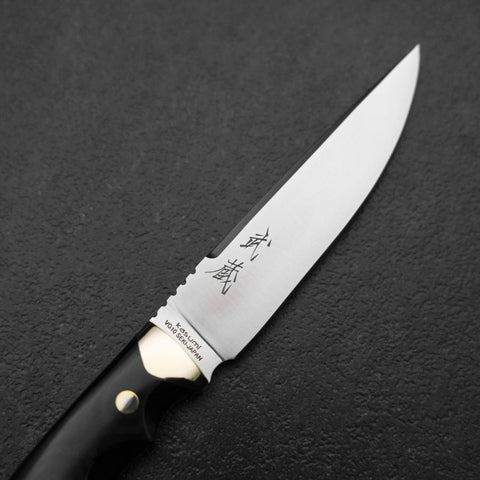 Kennata VG-10 Kasumi 110mm with Leather Sheath-[Musashi]-[Japanese-Kitchen-Knives]