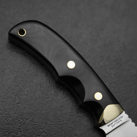 Kennata VG-10 Kasumi 110mm with Leather Sheath-[Musashi]-[Japanese-Kitchen-Knives]