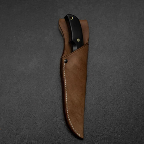 Kennata VG-10 Kasumi 110mm with Leather Sheath-[Musashi]-[Japanese-Kitchen-Knives]