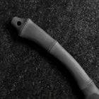 Kiridashi Knife D2 Polished Stainless Bamboo Joint Design Handle 75mm With Leather Sheath (2.7”)-[Musashi]-[Japanese-Kitchen-Knives]