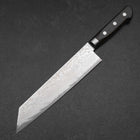 Kiritsuke AUS-10 Damascus Brown Western Handle 210mm-[Musashi]-[Japanese-Kitchen-Knives]
