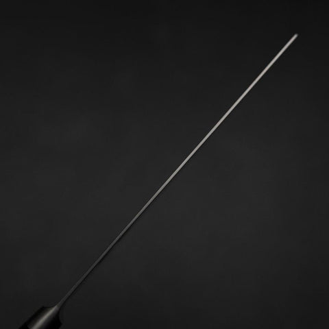 Kiritsuke AUS-10 Damascus Brown Western Handle 210mm-[Musashi]-[Japanese-Kitchen-Knives]