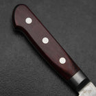 Kiritsuke AUS-10 Damascus Red Western Handle 210mm-[Musashi]-[Japanese-Kitchen-Knives]