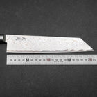 Kiritsuke AUS-10 Damascus Red Western Handle 210mm-[Musashi]-[Japanese-Kitchen-Knives]