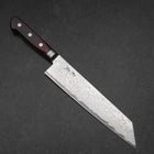 Kiritsuke AUS-10 Damascus Red Western Handle 210mm-[Musashi]-[Japanese-Kitchen-Knives]