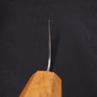 Kiritsuke AUS-10 Mirror Tsuchime Damascus Yaki Urushi Handle 210mm (8.3”)-[Musashi]-[Japanese-Kitchen-Knives]