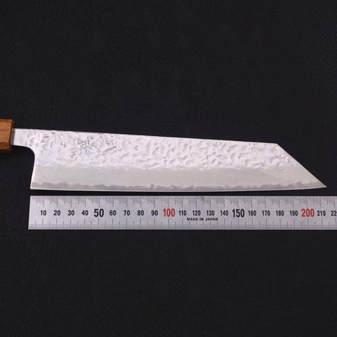 Kiritsuke AUS-10 Mirror Tsuchime Damascus Yaki Urushi Handle 210mm (8.3”)-[Musashi]-[Japanese-Kitchen-Knives]