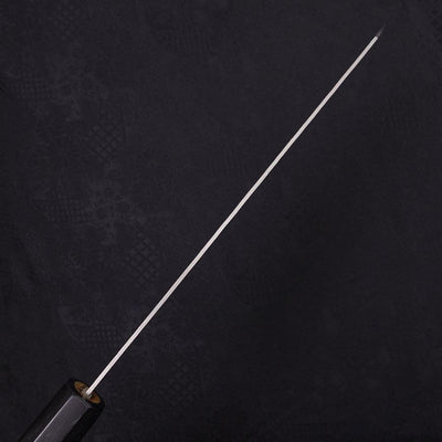 Kiritsuke AUS-10 Tsuchime Damascus Buffalo Magnolia Handle 240mm-AUS-10-Damascus-Japanese Handle-[Musashi]-[Japanese-Kitchen-Knives]