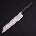 Kiritsuke AUS-10 Tsuchime Damascus Dark-Blue Urushi Handle 240mm (9.4”)-[Musashi]-[Japanese-Kitchen-Knives]