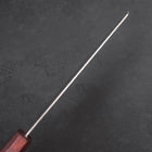 Kiritsuke AUS-10 Tsuchime Damascus Purple Urushi Handle 210mm (8.3”)-[Musashi]-[Japanese-Kitchen-Knives]