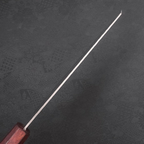Kiritsuke AUS-10 Tsuchime Damascus Purple Urushi Handle 210mm (8.3”)-[Musashi]-[Japanese-Kitchen-Knives]