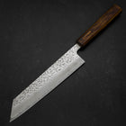 Kiritsuke AUS-10 Tsuchime Damascus Sumi Urushi Handle 210mm (8.3”)-[Musashi]-[Japanese-Kitchen-Knives]