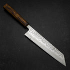 Kiritsuke AUS-10 Tsuchime Damascus Sumi Urushi Handle 210mm (8.3”)-[Musashi]-[Japanese-Kitchen-Knives]