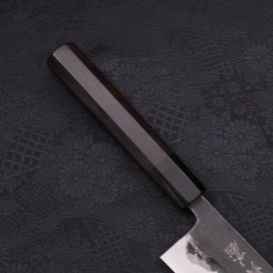 Kiritsuke Aogami-Super Kurouchi Buffalo Ebony Handle 210mm-Aogami Super-Kurouchi-Japanese Handle-[Musashi]-[Japanese-Kitchen-Knives]