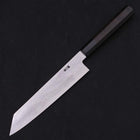 Kiritsuke Blue Steel #1 Suminagashi Buffalo Ebony Handle 200mm (7.9”)-[Musashi]-[Japanese-Kitchen-Knives]