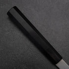 Kiritsuke Blue Steel #2 Damascus Buffalo Ebony Handle 200mm (7.9”)-[Musashi]-[Japanese-Kitchen-Knives]