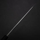 Kiritsuke Blue Steel #2 Damascus Buffalo Ebony Handle 200mm-[Musashi]-[Japanese-Kitchen-Knives]