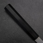 Kiritsuke Blue Steel #2 Damascus Buffalo Ebony Handle 200mm-[Musashi]-[Japanese-Kitchen-Knives]
