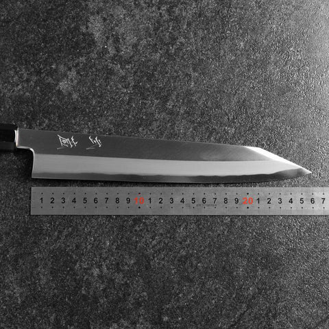 Kiritsuke Blue Steel #2 Kasumi Buffalo Magnolia Handle 270mm-[Musashi]-[Japanese-Kitchen-Knives]