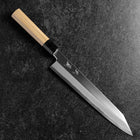 Kiritsuke Blue Steel #2 Kasumi Buffalo Magnolia Handle 270mm-[Musashi]-[Japanese-Kitchen-Knives]
