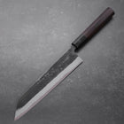 Kiritsuke Blue Steel #2 Kurouchi Buffalo Ebony Handle 210mm (8.3”)-[Musashi]-[Japanese-Kitchen-Knives]