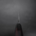 Kiritsuke Blue Steel #2 Kurouchi Buffalo Ebony Handle 210mm (8.3”)-[Musashi]-[Japanese-Kitchen-Knives]