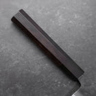 Kiritsuke Blue Steel #2 Kurouchi Buffalo Ebony Handle 210mm (8.3”)-[Musashi]-[Japanese-Kitchen-Knives]