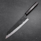 Kiritsuke Blue Steel #2 Kurouchi Ebony Handle 210mm (8.3”)-[Musashi]-[Japanese-Kitchen-Knives]
