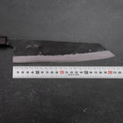 Kiritsuke Blue Steel #2 Kurouchi Ebony Handle 210mm (8.3”)-[Musashi]-[Japanese-Kitchen-Knives]