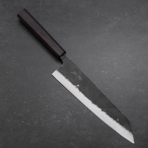 Kiritsuke Blue Steel #2 Kurouchi Ebony Handle 210mm (8.3”)-[Musashi]-[Japanese-Kitchen-Knives]