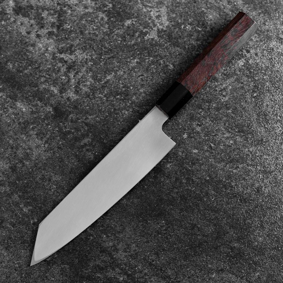切付 青紙2号 黒打 ダマスカス 黒檀水牛柄 210mm – MUSASHI