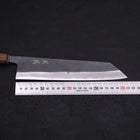Kiritsuke Blue Steel #2 Kurouchi Sumi Urushi Handle 210mm (8.3”)-[Musashi]-[Japanese-Kitchen-Knives]
