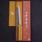 Kiritsuke Blue Steel #2 Kurouchi Sumi Urushi Handle 210mm (8.3”)-[Musashi]-[Japanese-Kitchen-Knives]