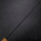 Kiritsuke Blue Super Kurouchi Tsuchime Oak Handle 210mm-[Musashi]-[Japanese-Kitchen-Knives]