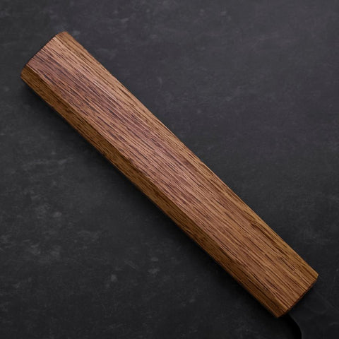 Kiritsuke Blue Super Kurouchi Tsuchime Oak Handle 210mm-[Musashi]-[Japanese-Kitchen-Knives]