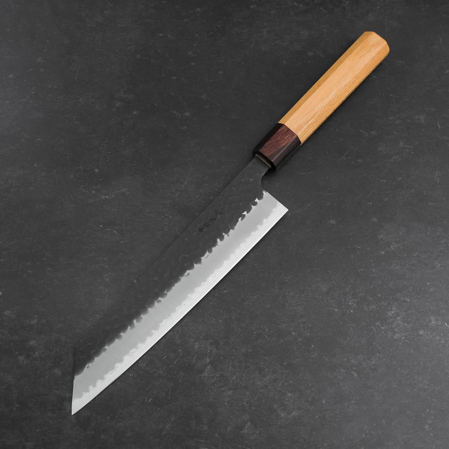 Kiritsuke Blue Super Kurouchi Tsuchime Zelkova Handle 210mm (8.3