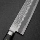 Kiritsuke Blue Super Tsuchime Black Western Handle 210mm (8.3”)-[Musashi]-[Japanese-Kitchen-Knives]
