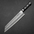 Kiritsuke Blue Super Tsuchime Black Western Handle 210mm-[Musashi]-[Japanese-Kitchen-Knives]