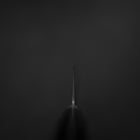 Kiritsuke Blue Super Tsuchime Black Western Handle 210mm-[Musashi]-[Japanese-Kitchen-Knives]