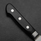 Kiritsuke Blue Super Tsuchime Black Western Handle 210mm-[Musashi]-[Japanese-Kitchen-Knives]