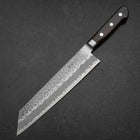 Kiritsuke Blue Super Tsuchime Brown Western Handle 210mm-[Musashi]-[Japanese-Kitchen-Knives]