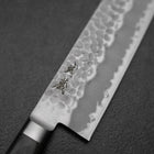 Kiritsuke Blue Super Tsuchime Brown Western Handle 210mm-[Musashi]-[Japanese-Kitchen-Knives]