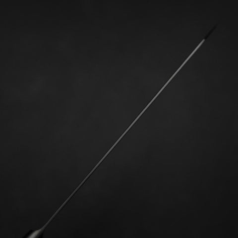 Kiritsuke Blue Super Tsuchime Brown Western Handle 210mm-[Musashi]-[Japanese-Kitchen-Knives]