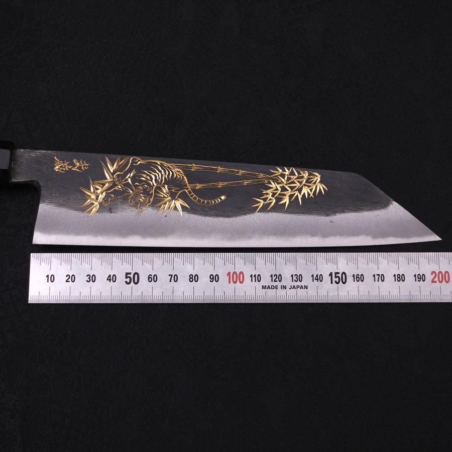 TAKADA no HAMONO 水墨青一鋼牛刀240mm黒檀水牛八角柄 Takada no Hamono Blue #1 Damascus Gyuto 240mm Ebony Handle