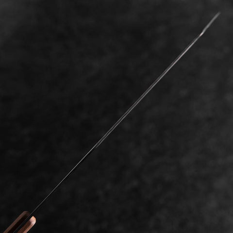 Kiritsuke Bread knife VG-10 Mirror Damascus Maple Handle 210mm - Black-[Musashi]-[Japanese-Kitchen-Knives]