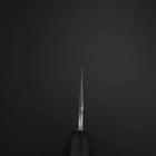 Kiritsuke Cobalt Stainless HRC62 Kurouchi Damascus Buffalo Ebony Handle 210mm-[Musashi]-[Japanese-Kitchen-Knives]