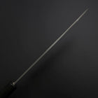 Kiritsuke Cobalt Stainless HRC62 Kurouchi Damascus Buffalo Ebony Handle 210mm-[Musashi]-[Japanese-Kitchen-Knives]