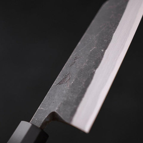 Kiritsuke Deba Blue Steel #2 Kurouchi Buffalo Wenge Handle 150mm (5.9”)-[Musashi]-[Japanese-Kitchen-Knives]