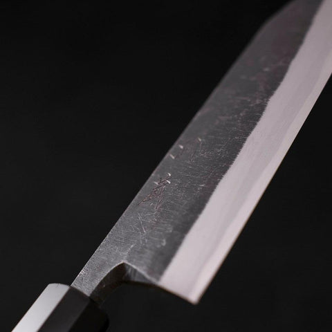 Kiritsuke Deba Blue Steel #2 Kurouchi Buffalo Wenge Handle 165mm (6.5”)-[Musashi]-[Japanese-Kitchen-Knives]